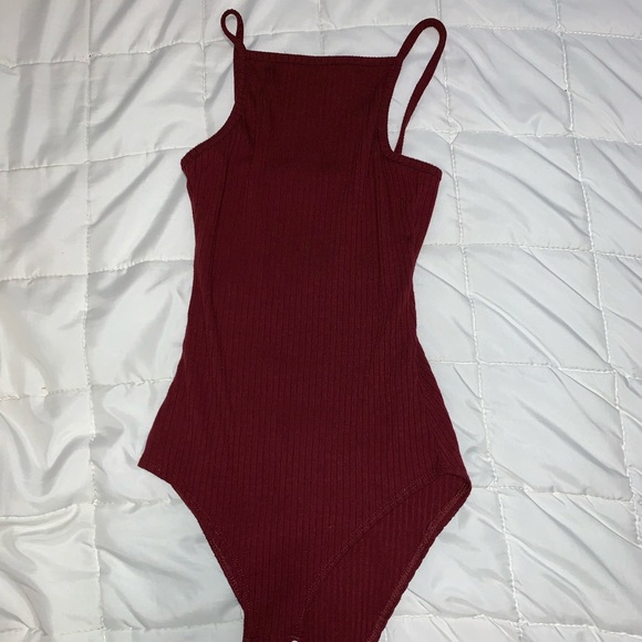 Slim fit red bodysuit - Picture 1 of 1